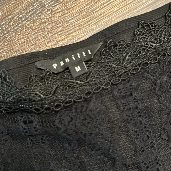 🟠 PANITTI BLACK LACE CAMI SIZE MEDIUM - Picture 4 of 4